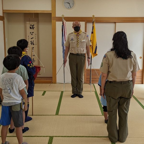 CSビーバー隊入隊式＆初夏のお茶会