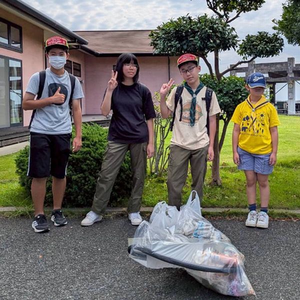 VS海岸清掃＆ネイチャークラフト