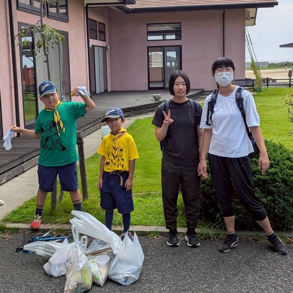 VS海岸清掃&ネイチャークラフト